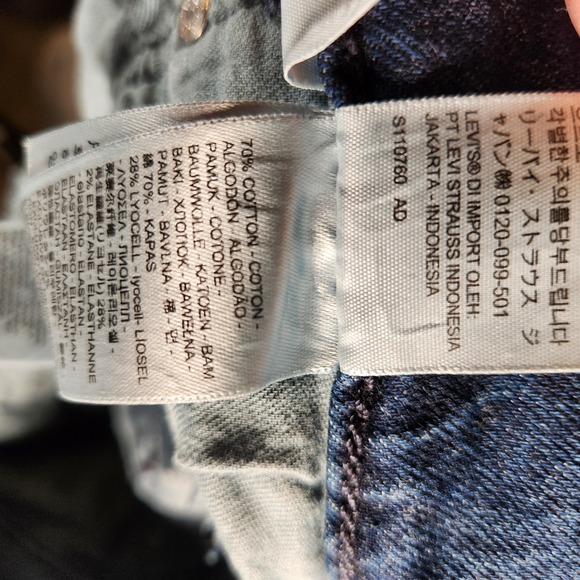 Levi's 511 Jeans Men's 33X34 (Tag 32X34) Slim Fit Straight‎ Leg Blue Medium Wash - Picture 10 of 16